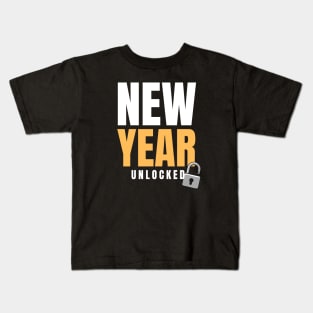 New Year Unlocked Kids T-Shirt